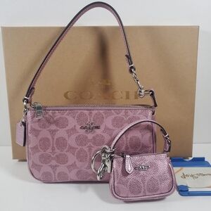 NWT Coach Boxed Nolita 19 And Nolita Bag Charm Set CCK96 Pink/Rose Holiday Gift